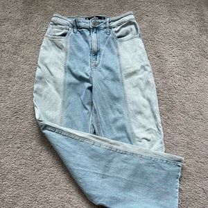 Hollister Two-Toned High Rise Jeans